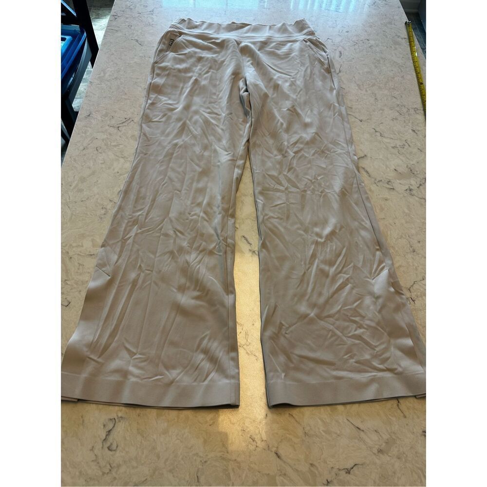 Athleta Venice Flare Wide Leg Pant Tan Women’s Sz L